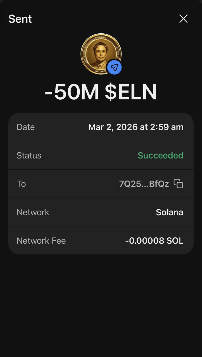 🚨JUST 22 HOURS BEFORE $ELN BREAKOUT🤯💥💣

Participate in the $ELN presale and secure your tokens before launch 🚀 DAY.

$ELN will shake the market 2nd MARCH.

Join presale $ELN now
Send $SOL to:

A6hYw1RuNkovDX4b8DDnKrsX3Y7qU6SHQWfU74z4Q46h

0.5 $SOL = 50M $ELN
1 $SOL / 100M