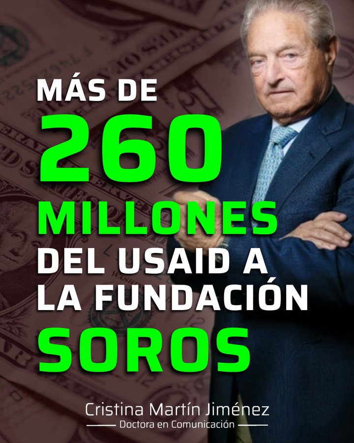 SIEMPRE CON LO PEOR DE LA TIERRA.
Con mucha certeza hay que dirigir las miradas hacia el especulador magnate internacional George Soros, ese para el que se presume que trabaja desde siempre <a href="/sanchezcastejon/">Pedro Sánchez</a> y por el que lleva haciendo las mayores barbaridades políticas y sociales