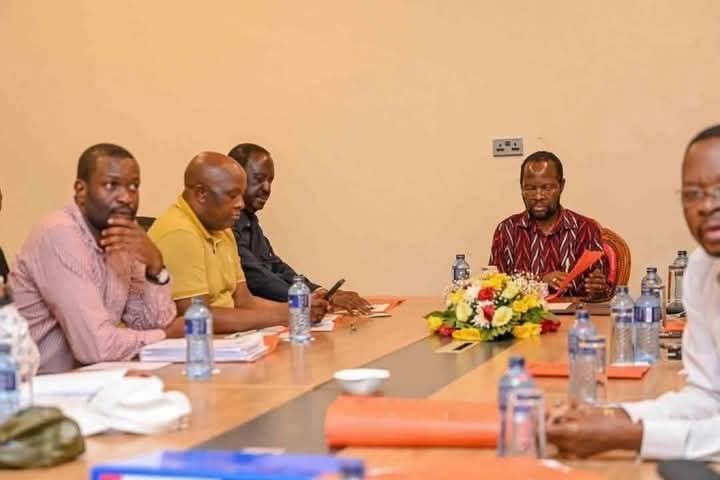 Discipline: On this day, despite Raila's presence, Prof Anyang' Nyong'o then acting as the party leader, chaired the NEC. It was a pure show of respecting the Party's position something Sifuna ought to have known better