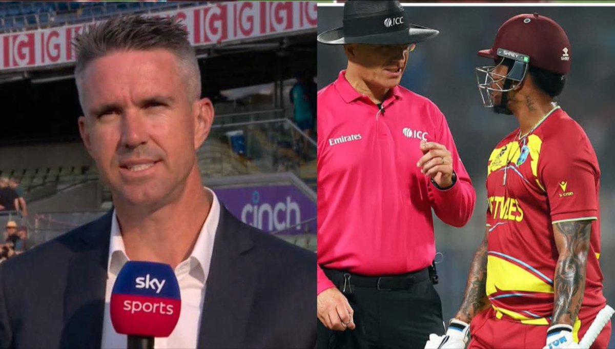 انگلینڈ کے سٹار کرکٹر کیون پیٹرسن نے ویسٹ انڈیز کے خلاف امپائر کے فیصلے کو غلط قرار دیا
اسکائی اسپورٹس کے پروگرام میں کیون ہیٹرسن کا کہنا تھاکہ مجھے حیرانگی ہوتی ہے کہ آخر ٹی وی امپائر سے کیسی غلطی ہوسکتی ہے اور یہ غلطی ہمیشہ بھارت کے حق میں ہی کیوں ہوتی ہے اس سے پہلے ایشیا کپ