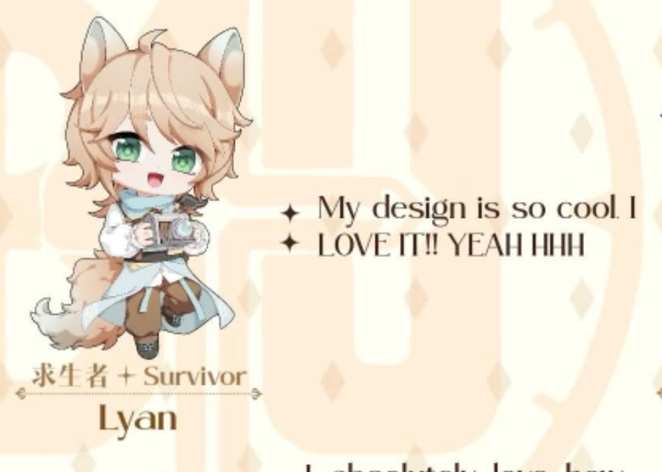 all these designs r so cute 🥹 love the energy here.. never change lyan......