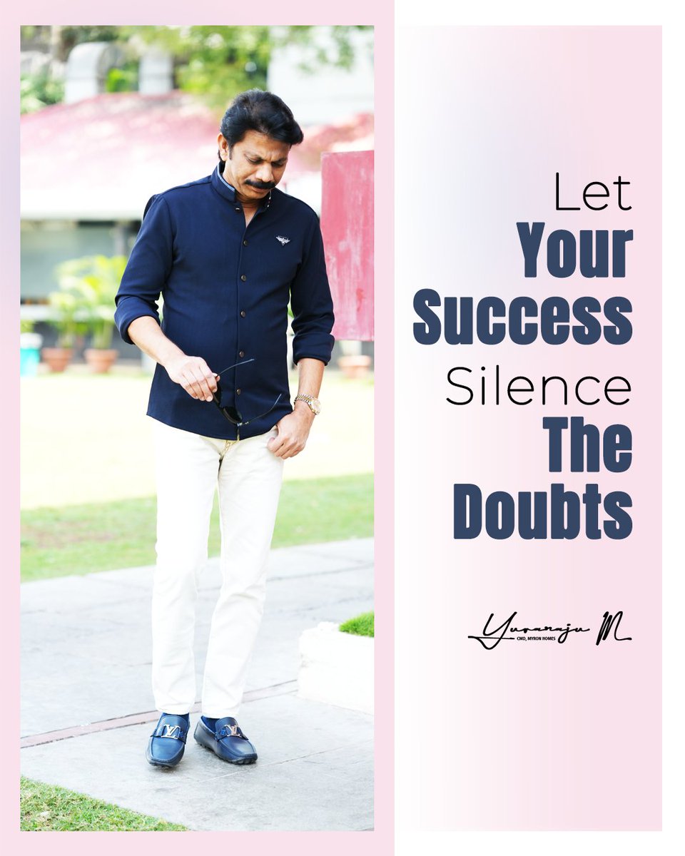 YuvarajuOffl's tweet image. Dreams backed by discipline create achievements that need no defense. Keep rising, keep building, and let milestones answer every whisper of doubt.

#Yuvaraju #MyronHomes #LeadershipGoals #EntrepreneurMindset #InspirationDaily