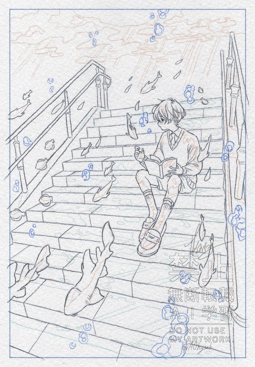 線画 ·。◌𓈒𓏸
#ドローイングモール_vol3 