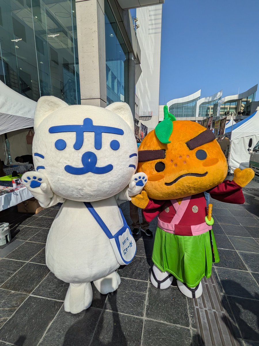 くまモンファン感謝祭の思い出④ 地元大阪のキャラたち😺 #もずやん