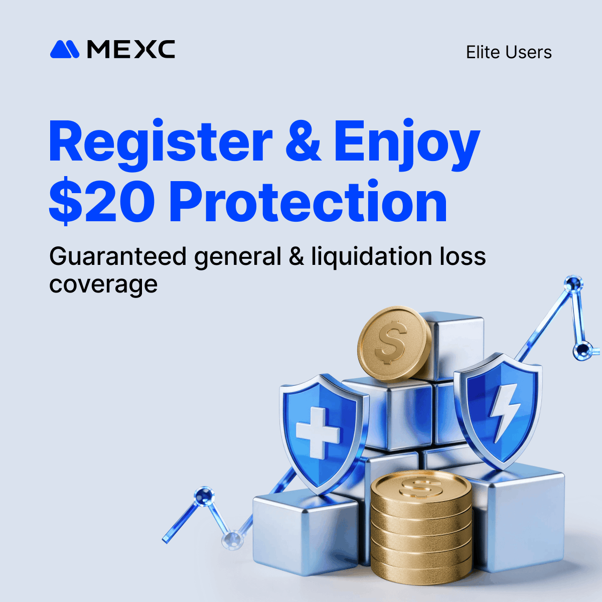 MEXC's tweet photo. Volatility happens. Protection delivers.

MEXCmize your gains with the Futures Loss Coverage Plan: eligible trades can receive $20–$2,000 in loss coverage.

👉 Trade with a Safety Net: https://t.co/lQTZ4COpKK https://t.co/Q0ikqUqGhM