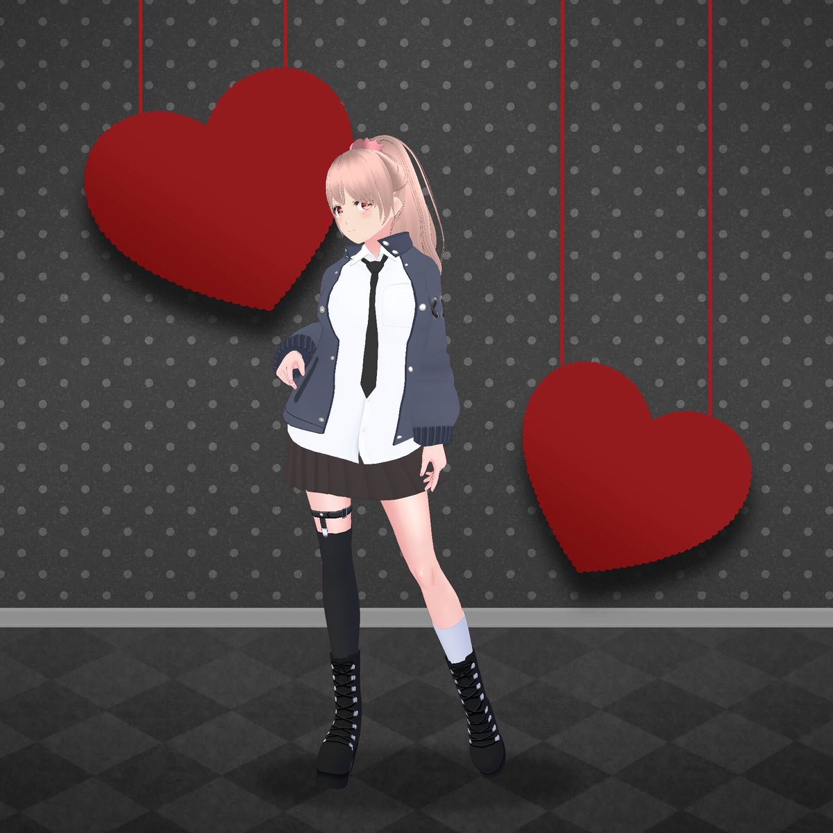こんさわ！
今日はミニの日、ということでさわちゃんのミニスカ姿ですよ～
こう、ミニスカからスラッとした素晴らしきお御足を拝められたらもう最高です！（
サイハイニーソで絶対領域を見せてくれるのもたまりませんね！（