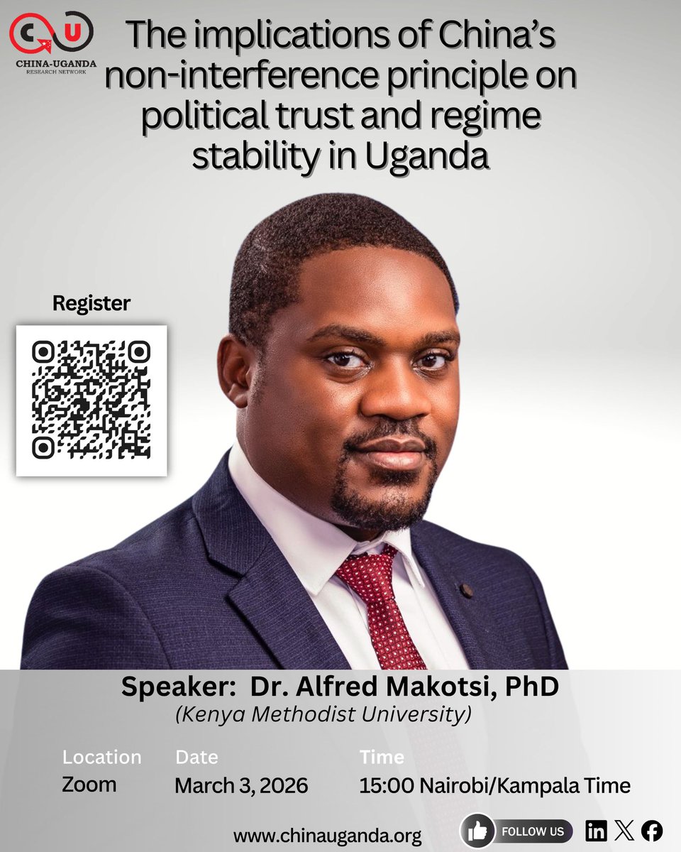 china_uganda's tweet photo. If you haven’t already registered for tomorrow’s webinar ➡️ https://t.co/6uMXFraqgP 

We’re excited to see you all tomorrow! 

#Africa 
#China 
#Uganda 
#NonInterferencePolicy https://t.co/etPcFhL6Mw