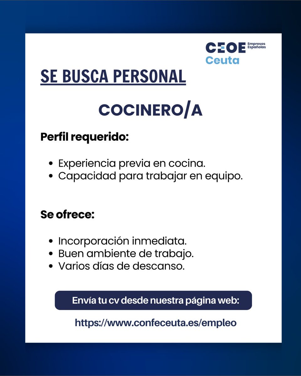 Confederación de Empresarios de Ceuta - CECE tweet media