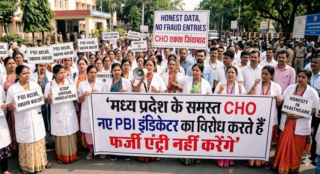 DrRomantic17's tweet photo. > @MoHFW_INDIA @NHM_NCD_II_MP @NITIAayog @DDNewslive @MoHFW_INDIA @PMOIndia @JPNadda @CMMadhyaPradesh @ProjsRewa @projshoshangaba
PBI Indicatorमें बदलाव कियाजाए एवंCHOको पुनःPBIवेतन में जोड़कर दिया जाए क्योंकियहहमारे वेतनका37%भागहैजिसकावर्तमानमेंइसकापूरीतरह सेगलतउपयोगकियाजारहाहै। https://t.co/OBAySzyBlU
