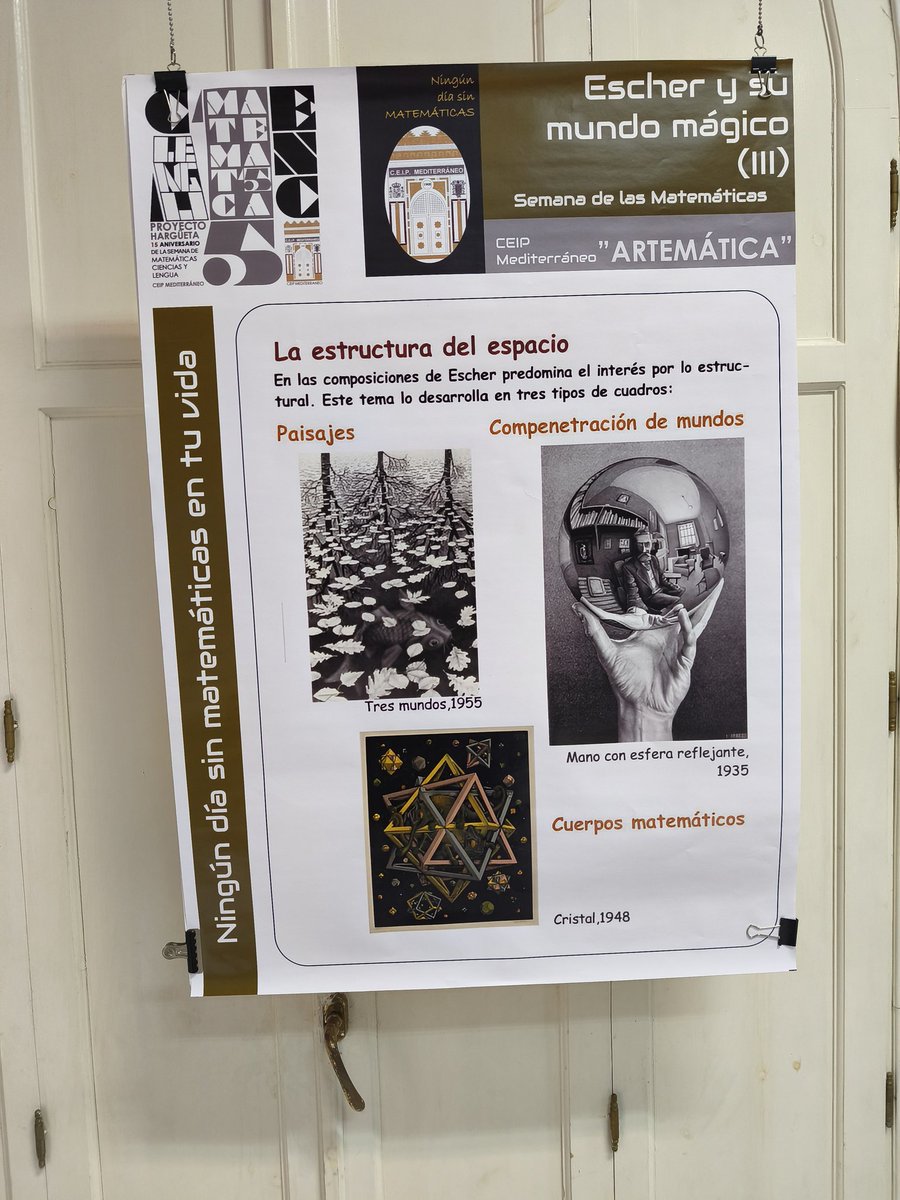experiprinfa's tweet photo. Semana de las matemáticas en el @CEIPMediterrne1  y en #melilla. Como siempre una maravilla. Trabajazo de José Ramón Cortiñas https://t.co/UMYIcWTPNz