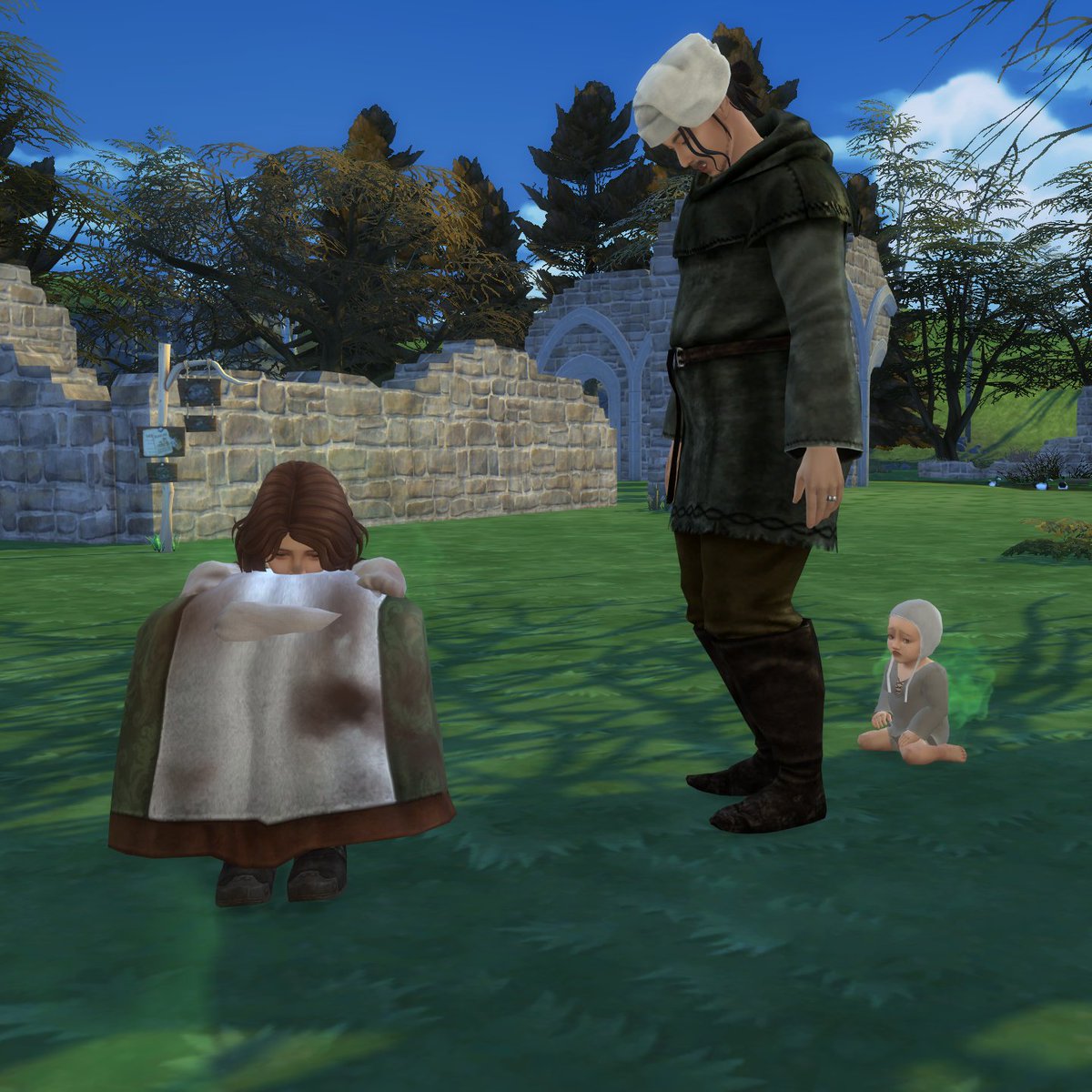 La vie leur a aussi réserver de mauvaise surprise, un incendie qui détruit l'étage a peine construit de leur petite maison, et Romane qui à la suite de cet événement fait une fausse couche et devient stérile . #TheSims  #Sims4