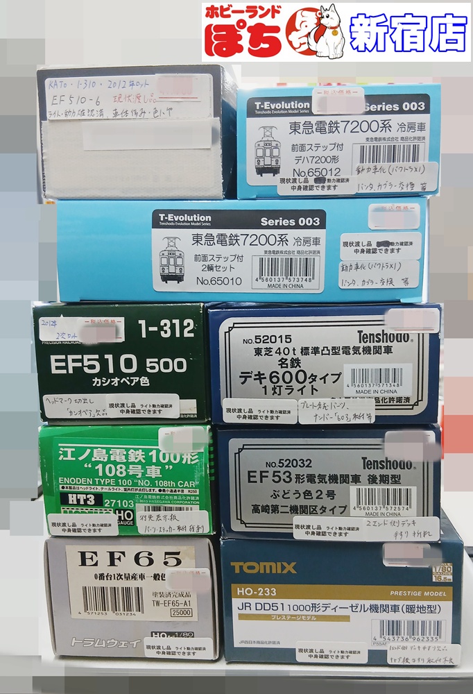 🌃#ホビーランドぽち #新宿 3F🌃 #HOゲージ の #鉄道模型🚃 天賞堂