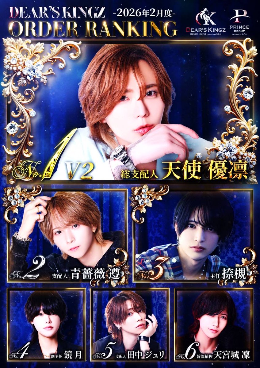 dears_kingz's tweet photo. 2026年2月度ランキング https://t.co/p9FtEMDAFJ