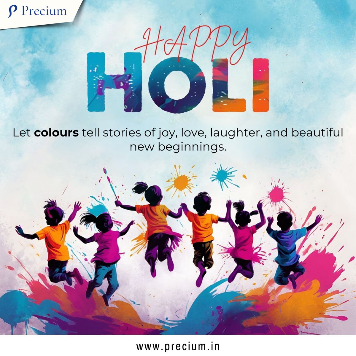PreciumL51275's tweet photo. On this auspicious day of #Holi , let’s play with the rainbow dust where hearts aglow and love flow with sweet moments; enjoy every colour of Holi.
#HappyHolikaDahan #FestivalOfColors #holivibes #HoliCelebration #ColorfulHoli #Holi2026 #HoliMood #HoliFun #HoliSpecial https://t.co/9kq7LYn90b