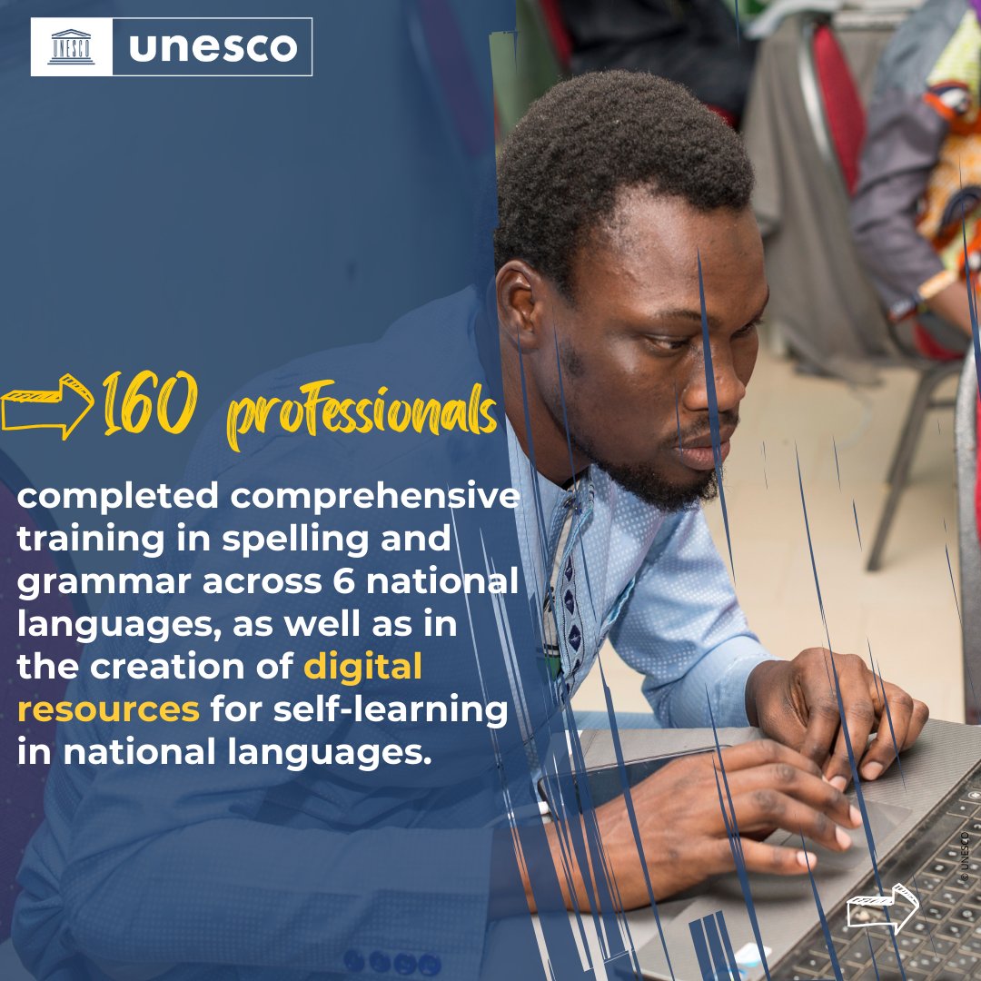 UNESCO_Dakar's tweet photo. #MondayMotivation 
Access to education in your mother tongue is a powerful driver of inclusion and lifelong learning.

In #Senegal, UNESCO’s #CapED is making national languages a practical driver of quality #TVET and the #RightToEducation. https://t.co/RqsabpCxQh