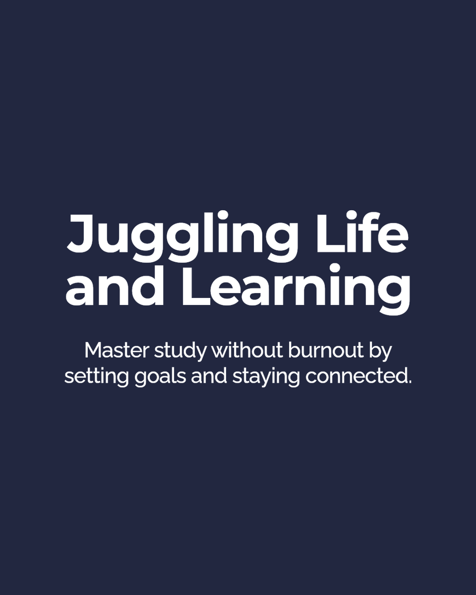 BradMusCollege's tweet photo. Balancing work, family, and evening classes? Here's how to make every session count without burning out. Focus on active participation, set clear goals, and connect with your classmates to stay motivated and inspired. #StudyForYourSoul #StudyForYourSoul https://t.co/hv3a3lmlPI