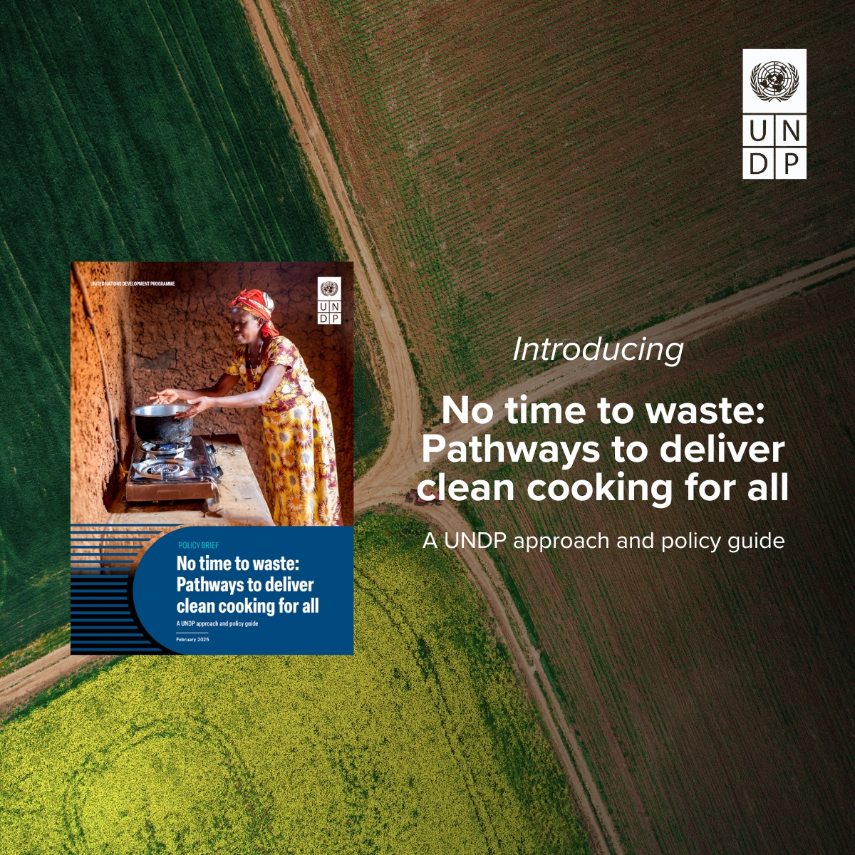 Resource spotlight 🟢

Pathways to deliver clean cooking for all.

Over 2 billion people still lack access to clean cooking.

<a href="/UNDP/">UN Development</a>'s report highlights practical pathways to close this gap and accelerate progress.

👉 Read here: go.undp.org/33Z