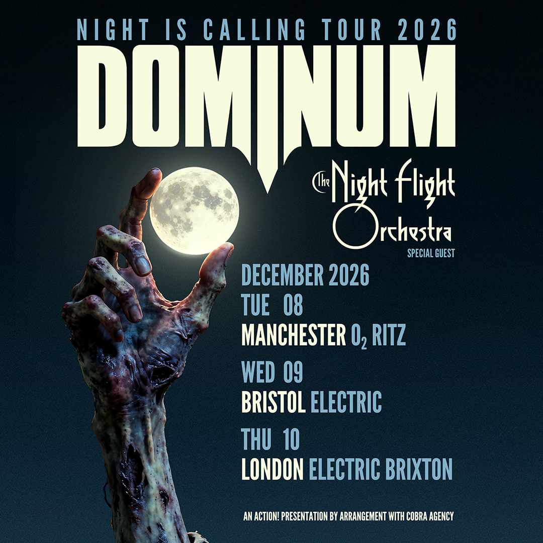 O2RitzManc's tweet image. NEW: Dominum deliver an epic metal show that takes the living on a journey into the world of the undead, they head to #O2RitzManchester on Tue 8 Dec! 

Priority members get first access to tickets now via: amg-venues.com/aNeU50YnSlZ