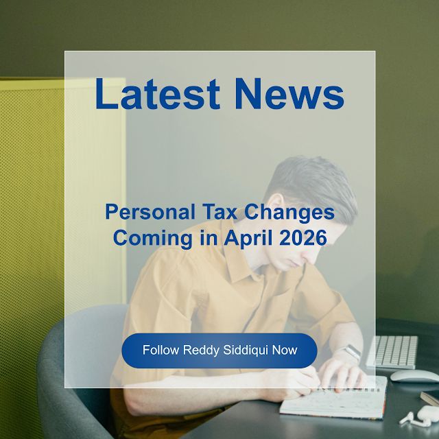 Reddy Siddiqui’s Latest Insights 💡
From April 2026, dividend tax rates rise, NICs increase, CGT on businesses goes up, and IHT reliefs cap at £2.5M. How will these changes affect you? Share your thoughts below! 💬
👉🏼 buff.ly/WJ4OqVy