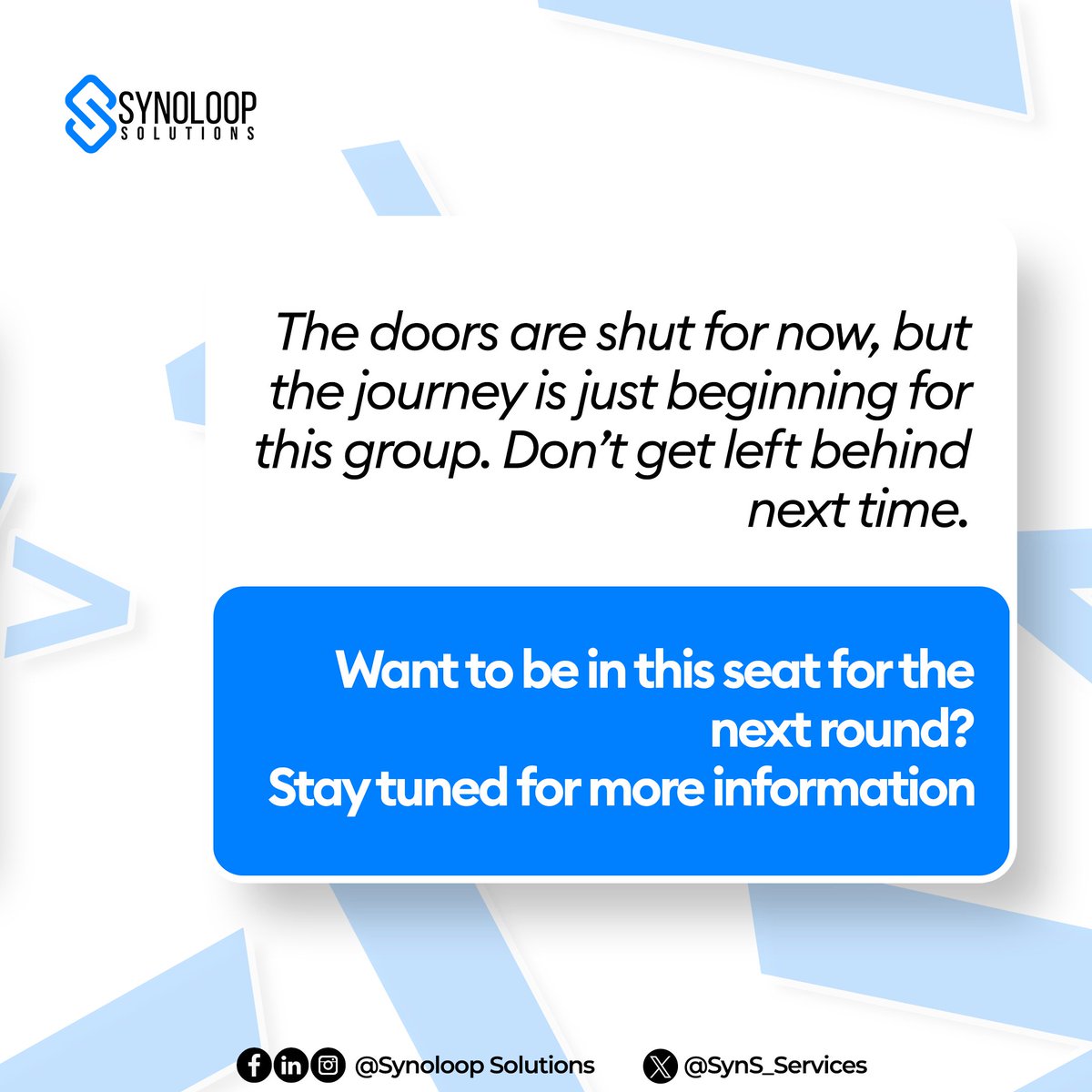 Synoloop Solutions tweet media