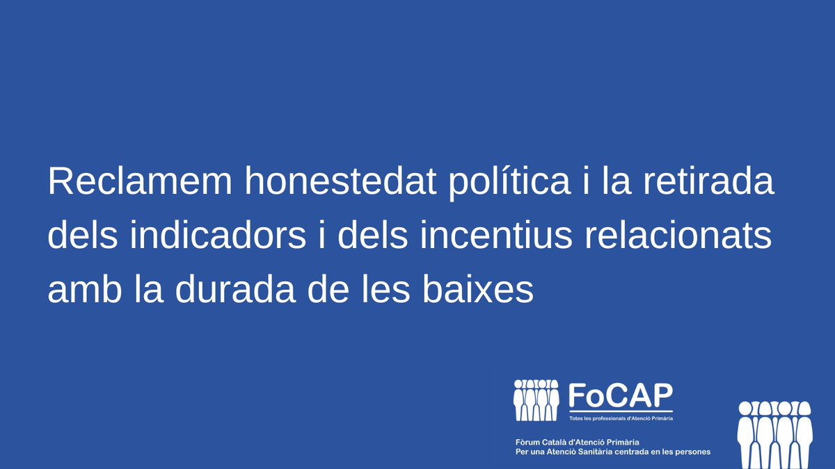 🔵⚪ Estem molt decebudes i indignades davant aquesta manera deshonesta i vil de fer política i de desatendre les demandes de la població i dels professionals sanitaris

🔗 focap.wordpress.com/2026/03/02/dre…
