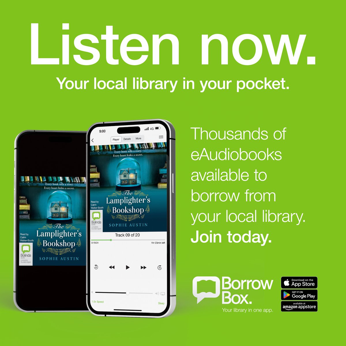 Library_Plus's tweet photo. A new month brings new #BorrowBox campaign titles - available to borrow and listen now! 🎧
Which will you choose this month? #LibraryFromHome
https://t.co/rirtmSXazS https://t.co/ssLn4D5FLy