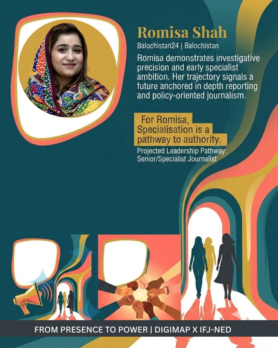 digimappk's tweet photo. Romisa Shah (Balochistan)

Emerging regional leadership shaping digital media futures.

#FromPresenceToPower #WomenLeadership #DigiMAP #IFJ #NED https://t.co/gHegMBLjc0