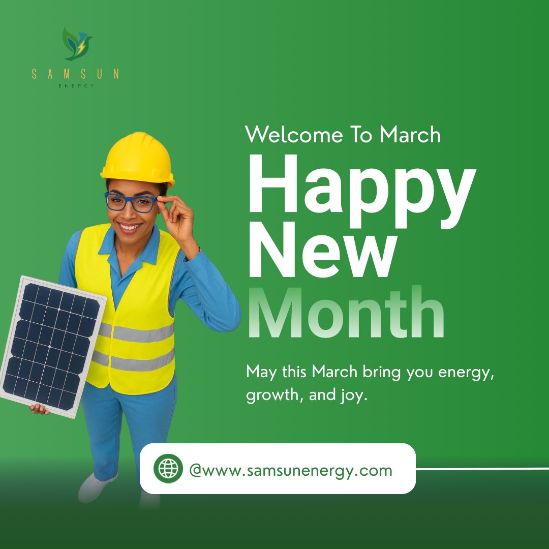 Samsunenergy's tweet photo. March arrives with sunshine and promise.
May this month light your path with energy, growth, joy, and endless possibilities.

#HappyNewMonth #WelcomeMarch #SamsunEnergy #GrowthAndJoy #EndlessPossibilities https://t.co/O7wJnlJq5h