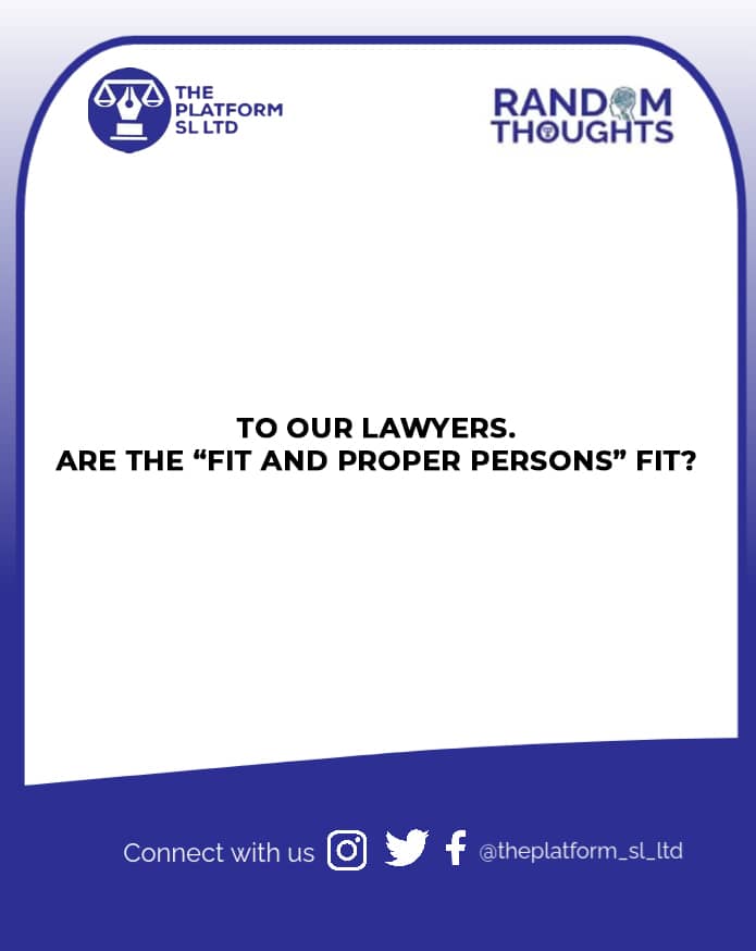 platform_sl_ltd's tweet photo. Happy Week folks💙🤍

Let's hear from our lawyers and don't forget to share‼️

#theplatformslltd
#randomthoughts
#saloneyouth https://t.co/L3b9x5oqU2