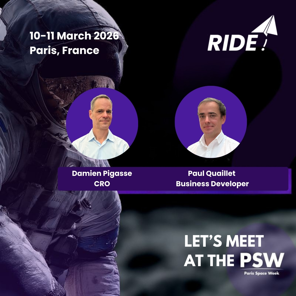 RIDE! space tweet media