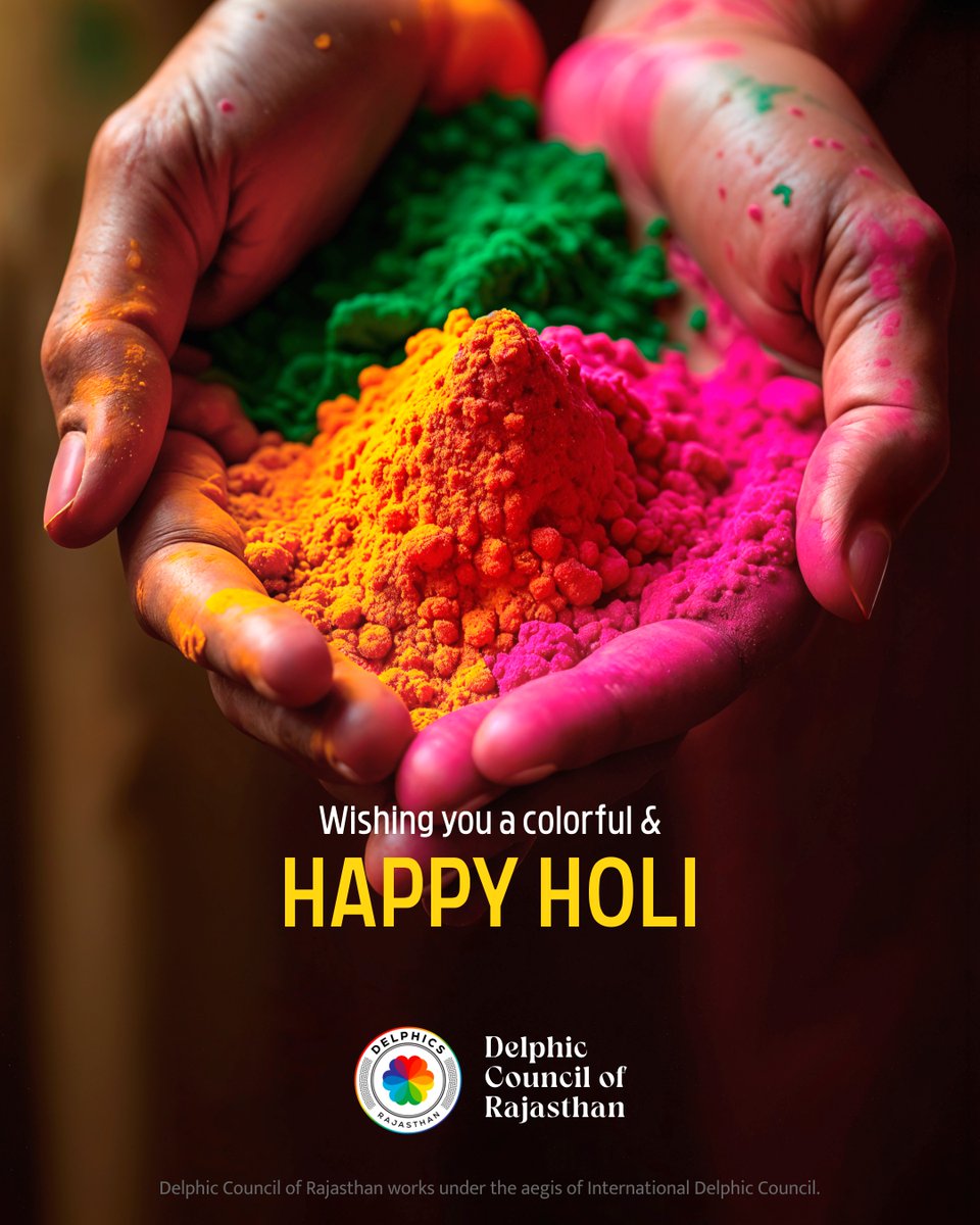 Let the colors of Holi inspire creativity, harmony, and new beginnings. 
Delphic wishes you a vibrant and joyful celebration.🌈✨