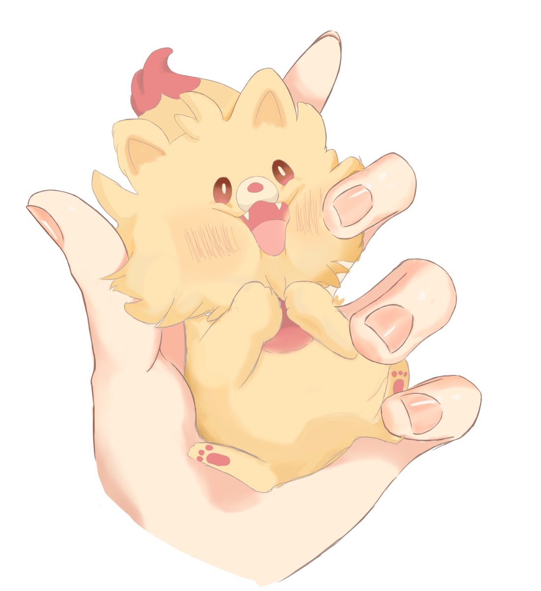 なんだこの可愛い生き物は

#ポケモン風波 #ポケモン
＃ポムケン