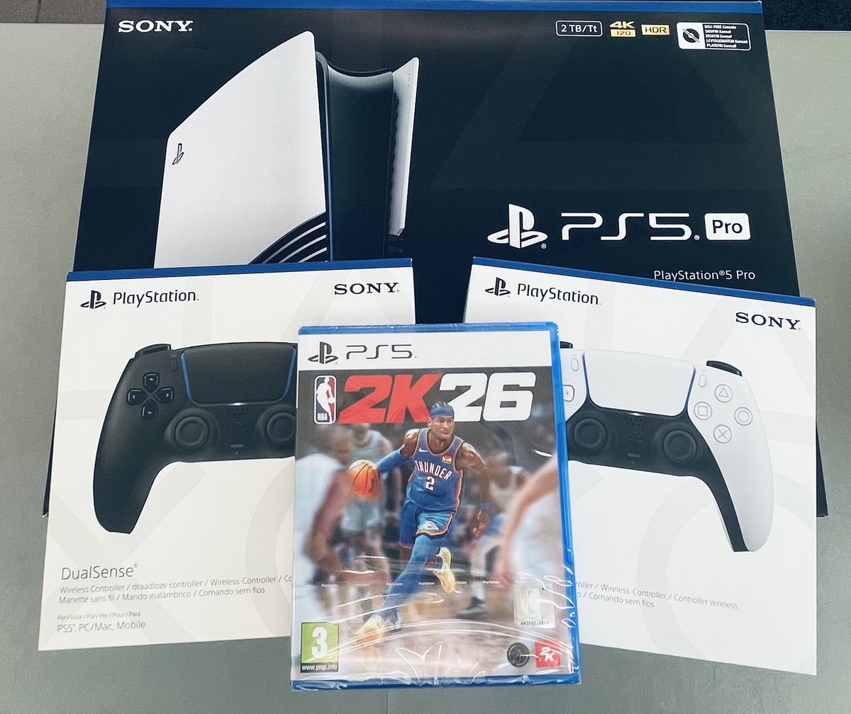 🎁 SONY PS5 PRO GIVEAWAY! ‼️

To enter:

🔁 Retweet &amp; ❤️ Like this post!

WINNER GETS:
🕹️ Sony PS5 Pro + NBA 2K26
🎮 2x DualSense Wireless Control
🌍 Worldwide giveaway, everyone can enter

🗓️ Winners will be randomly selected in 7 days

Good luck! 🍀