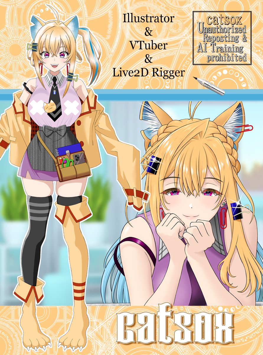 cat_sox's tweet photo. 絵描き、VTuber、Live2Dモデラー✨
身近💛素直😘飾らない👍なんか訛ってる🌟

🟨Youtube：https://t.co/SWNPqcRCJY
🟦ニコニコ生放送：https://t.co/Jn20FwmInP
🟨ポートフォリオ：https://t.co/Gsv1kDOcGm
🟦pixiv：https://t.co/uxvNjjOzEm
🟨マシュマロ：https://t.co/Kvkbu3wqcW
🟦ほしいも：https://t.co/heHfUtiUxq
🟨リットリンク：https://t.co/wOG7Tne7B1

総合タグ：#ねこのくつした
飯テロタグ：#ねこのくつしたメシ

イラストとLive2Dモデルのご依頼はDMまでお願いします🌟