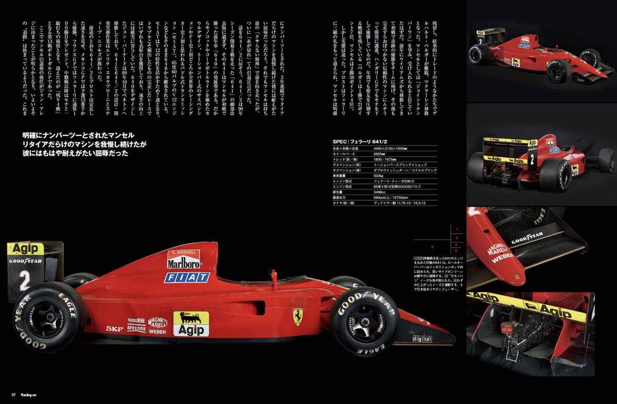 本日発売! 恒例の誌面チラ見せ その2】 特集『ナイジェル・マンセル