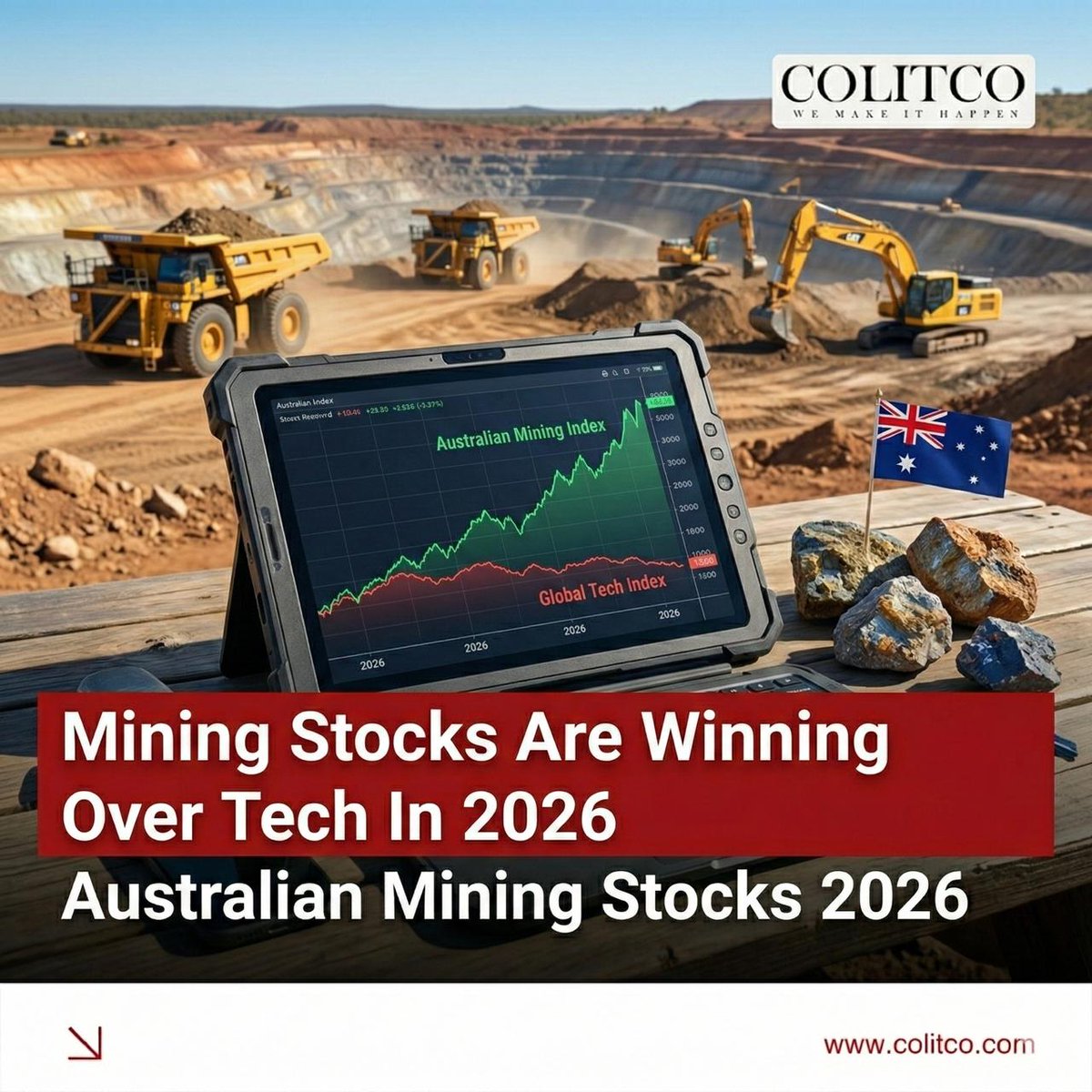 colitco's tweet image. When mining stocks outperform tech?

Australian miners lead ASX gains amid commodity strength.

Read More : colitco.com/australian-min…

#ASX #MiningStocks #TechStocks #Commodities #MarketNews