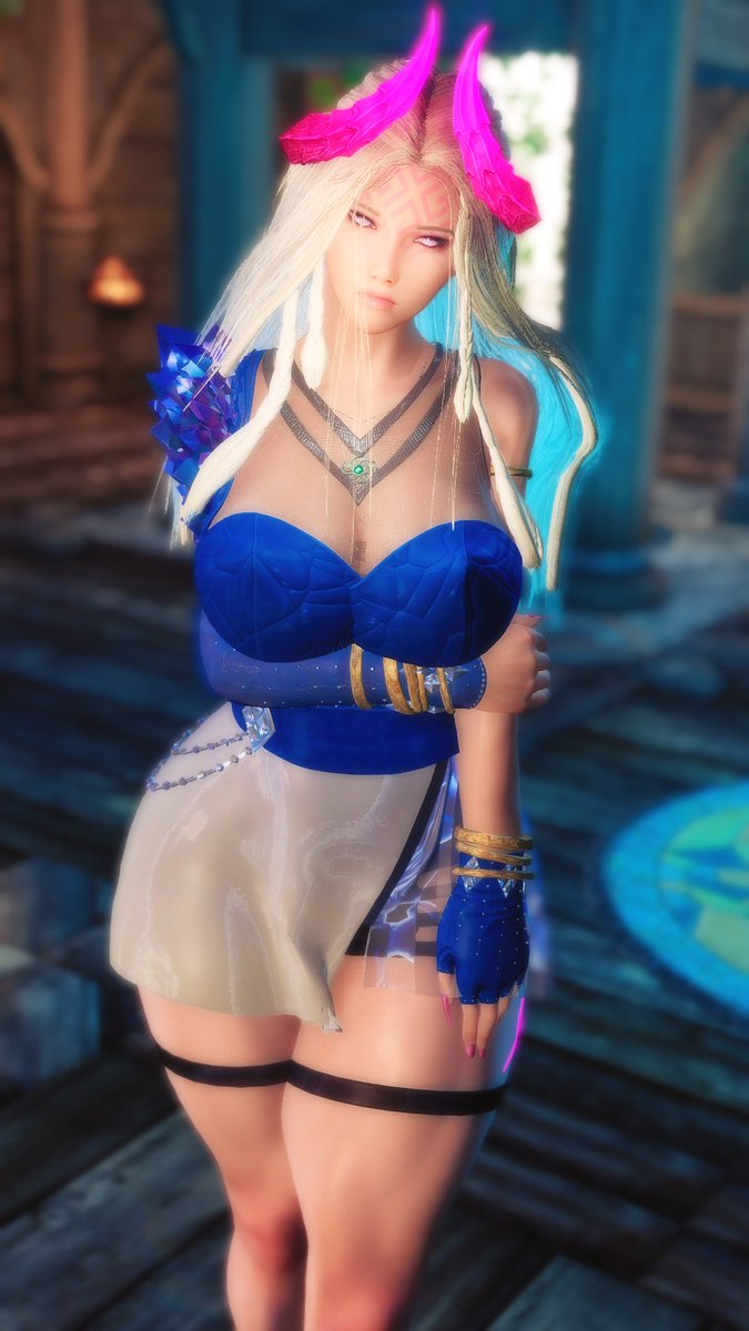 Aerali -" That's impossible. I put you to sleep."
Phoebe -" Gwyneth. She came and traded places with me."
Aerali -" Gwyn... are you alright? Where are you?"
Phoebe -" I'm fine. I'm in the Commonwealth."
Aerali -" What!? It's not safe there!"
Phoebe -" It's okay."
#Skyrim