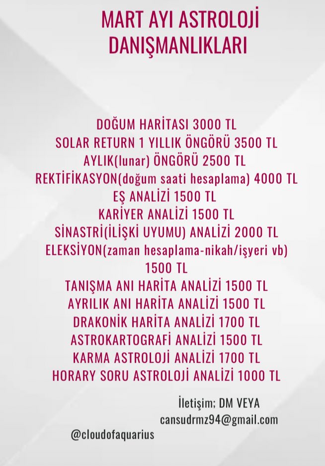 Astrolog Cansu tweet media