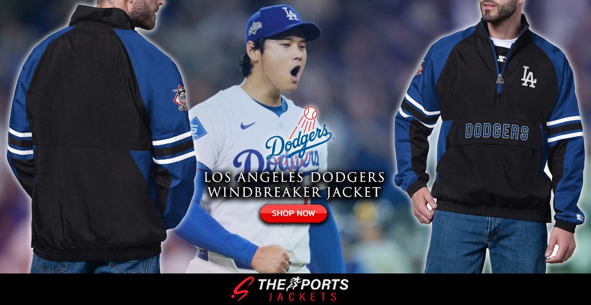 sportjackets's tweet image. #LosAngelesDodgers #HalfZip Black/Blue Windbreaker Jacket.
-------------------------------------------
►Shop Now Click on Link◄
thesportsjackets.com/product/los-an…
#ootd #style #cosplay #fashion #Sportswear #FashionTrends #LADodgers #BlackAndBlueJacket #Sportswear #jacketseason