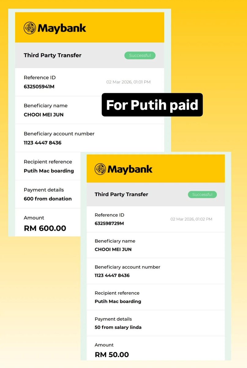 LindaElleHafiza's tweet photo. Salam semua.

Bantu lah anak2 sy pls 😭🙏🙏

I posted for their boarding fees since 20 Feb under Ramadan Plea. Target is RM 3,400 including Lexter. Untuk Lexter dah dpt byr RM 1k.

RM 2.4k is for 4 of them.
The fee actually RM 650 per dog.
Tp sy raise RM 600 per dog.
Sy cover RM 50 per dog.
Madden.
Brownie. 
Benji.
Putih.

I've paid RM 1.2k today for Madden and Putih.
Funds in hand now left RM 16.

Basically the funds needed now is RM 1,184 to pay for Benji and Brownie.
Can they ask for 118 people to donate RM 10 each pls. Can they?

I have so much pending vet bills.
And i can't owe boarding fees.

I won't give up.
Bcs my ultimate aim is to provide them a safe stay not luxury stay.

They are all my rescue dogs.
The one i took off the streets.
They came from suffering, abused, abandoned, injury, pain and hunger.

Regardless of any month.
Regardless of my pain.
They deserve to stay safe.

But i just cant carry this alone.

If u see this post but unable to donate, its fine. 
But pls help to repost/share.

Thank you for standing with us in this blessed month.

Tlg repost 🙏 
@AimanAirin2 @airienaszli @crazycatmakcik @fatyhax @FiskaYenitaFK_ @hannnybunnyyy @hazhmh @ianyumeow @itsybitsymin @ketengahketepi @ManjitSinghG5 @meeayusri @ninashakirax @samantha_cavill @smittenby_V @niinaabiha @yemmeow @tattyhassan @murdockfen
