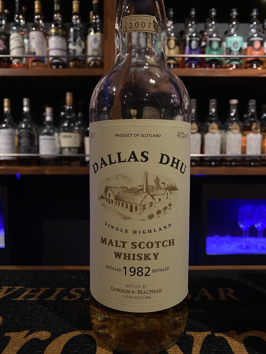 DALLAS DHU DISTILLED 1982 BOTTLED 2007 40% G&M 1983年閉業の