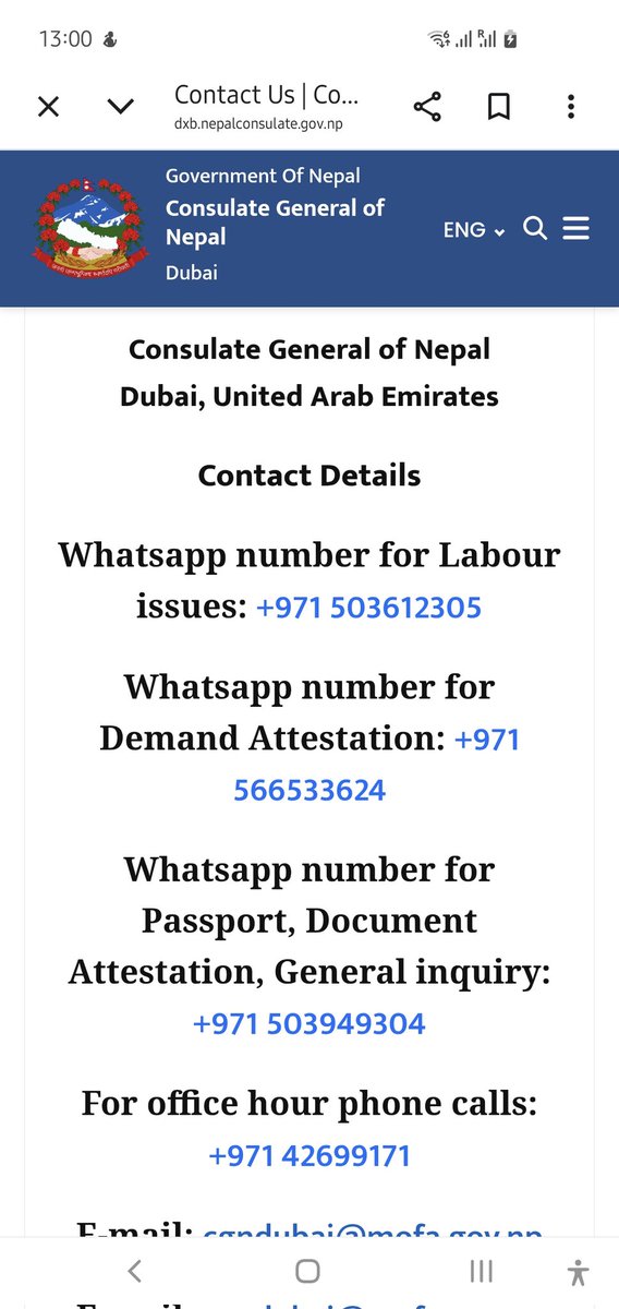 <a href="/RodivBS/">Rustic</a> <a href="/anilkathmandu/">Anil Giri</a> <a href="/BhusanBirganj/">Bhusan Yadav</a> First 3 are numbers for whatsapp messages. All relevant queries are replied, within hours. Last number is office landline, in which phone calls are 100% received during office hours. had I 50 more staff, could guarantee you 24-hour direct phone calls, promptness on many things.