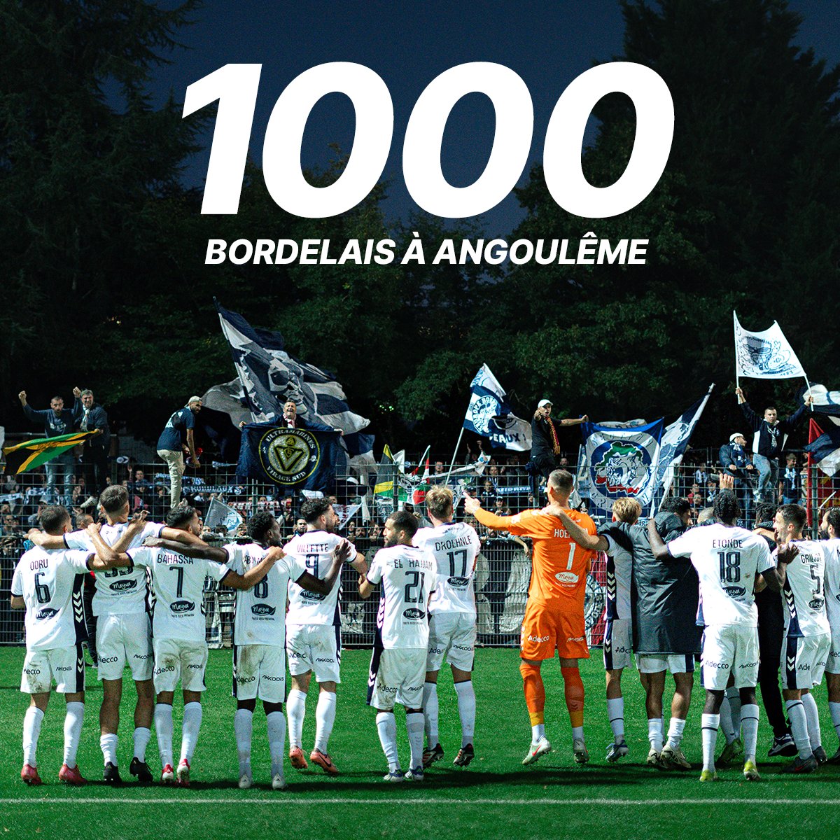 Le parcage pour Angoulême affiche complet. Un millier de bordelais seront présents au stade Lebon pour encourager les Marine et Blanc vendredi. 🙏💙🤍

#AllezBordeaux