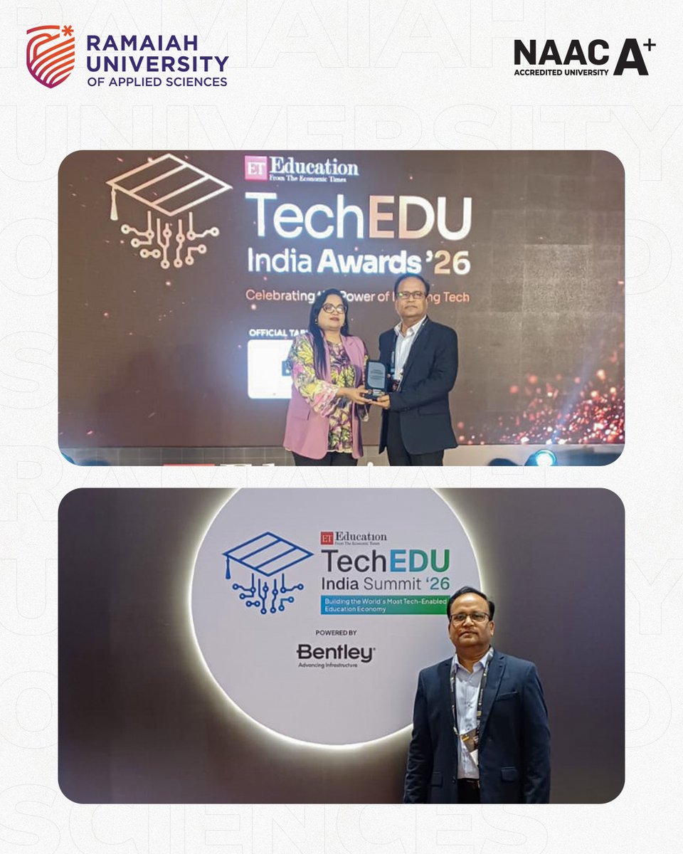 Ramaiah University of Applied Sciences tweet media