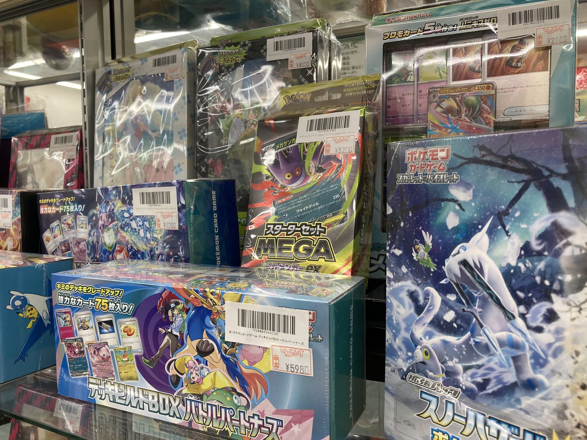 🐱【ポケモンカード】商品情報🐱 ショーケースにて未開封商品を多数お