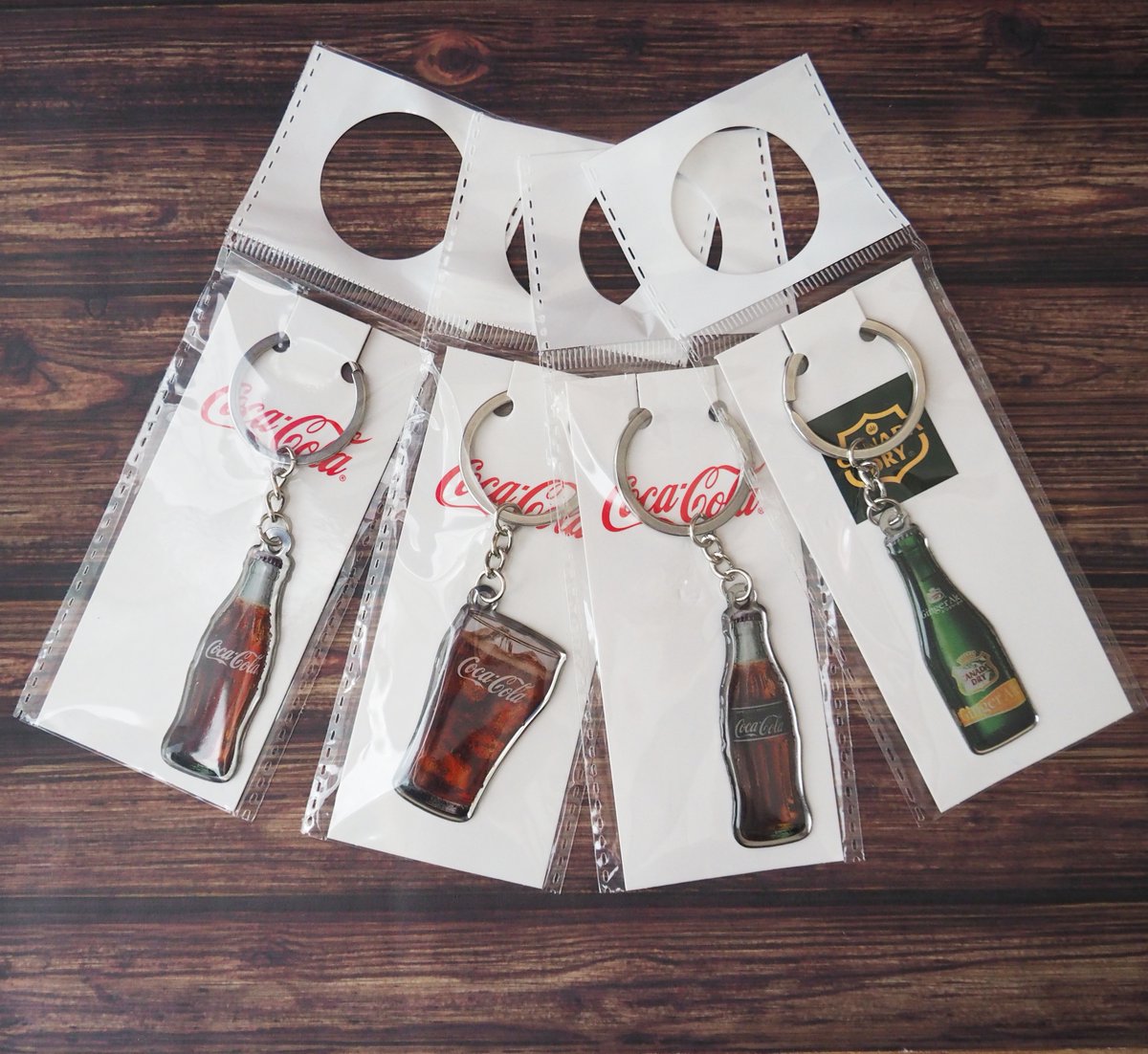 コカ・コーラオリジナルクロック&スーパーボールキーホルダー 【超美品】北京五輪