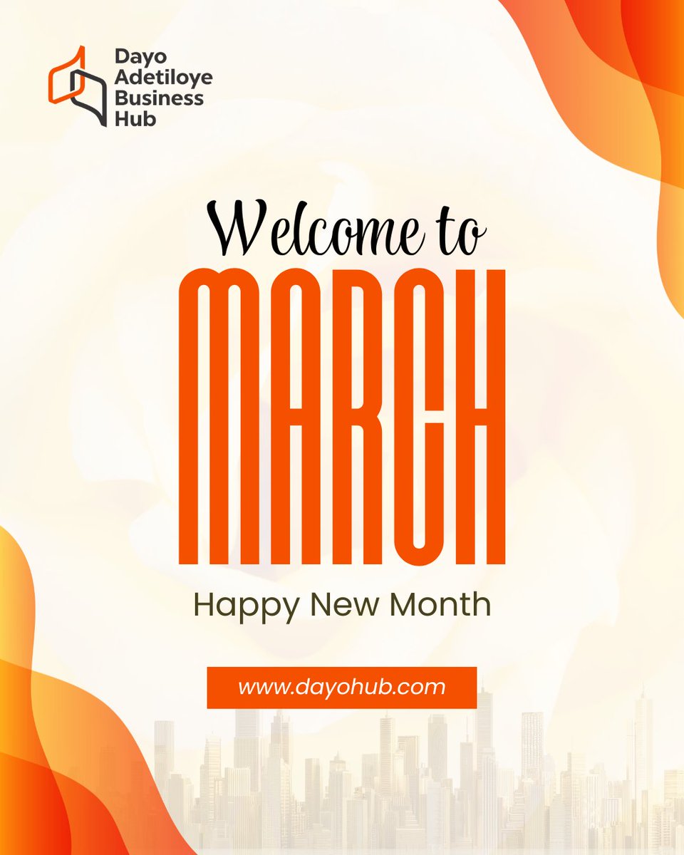 Happy New Month
Welcome to March!✨

#march #dayohub #entrepreneurs #newmonthvibes