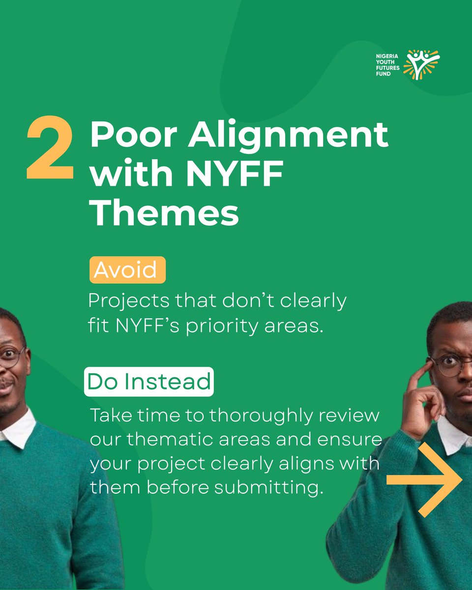 ng_youthfund's tweet photo. Avoidable mistakes shouldn’t cost you your leadership journey.

Before you hit “submit” on your YLDF 2026 Grant application, double-check details, align your proposal, and make your impact clear &amp; measurable.

Apply smart. Apply prepared. Apply confident. https://t.co/SQcj50ynZi