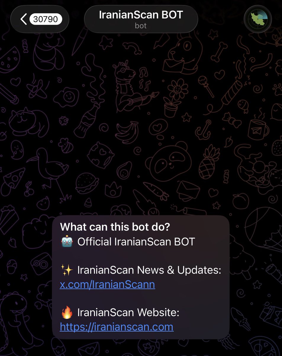 IranianScann's tweet photo. IranianScan BOT is now in active development.

The interface is live, but command systems and alert layers are still being refined. Full functionality will roll out progressively.

This is a phased deployment.
Structure first. Expansion next.

Stay tuned. https://t.co/QciCHIjeKW