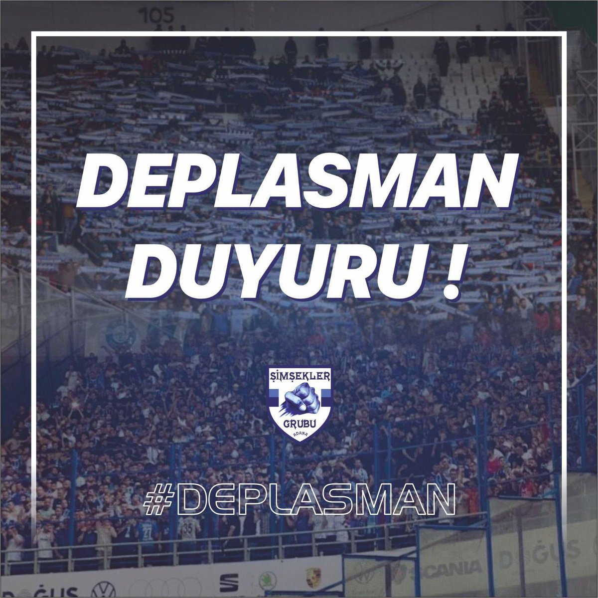 demirsporluapo's tweet photo. SAKARYA DEPLASMANI❗️

Cuma oynayacağımız SAKARYA DEPLASMANINA gidecek olanlar bana (0543 464 0162) özelden isim yazdırsınlar. Sayıya göre otobüs kaldırılacaktır. https://t.co/y0obLVkyAJ